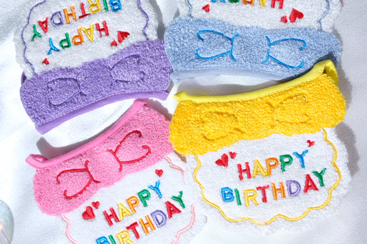 可愛蝴蝶結生日圍巾|Bowknot Birthday Scarf