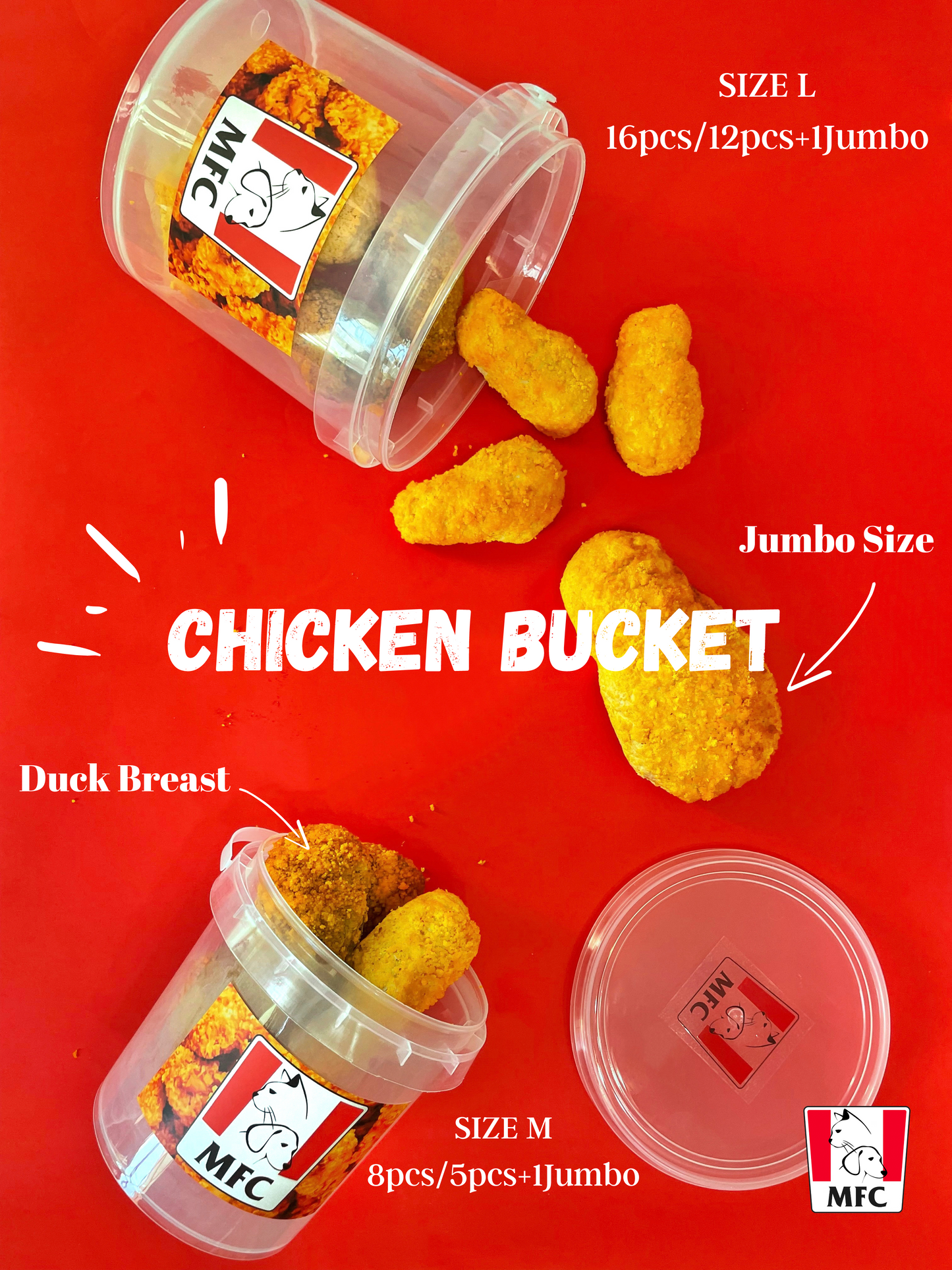 MFC 偽炸雞桶餐|Meowolf Chicken Bucket
