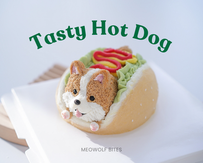 3D熱狗蛋糕｜3D Hot dog